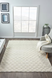 Conceptum Jung 7184 Alfombra Tejida Crema 120 x 180 cm